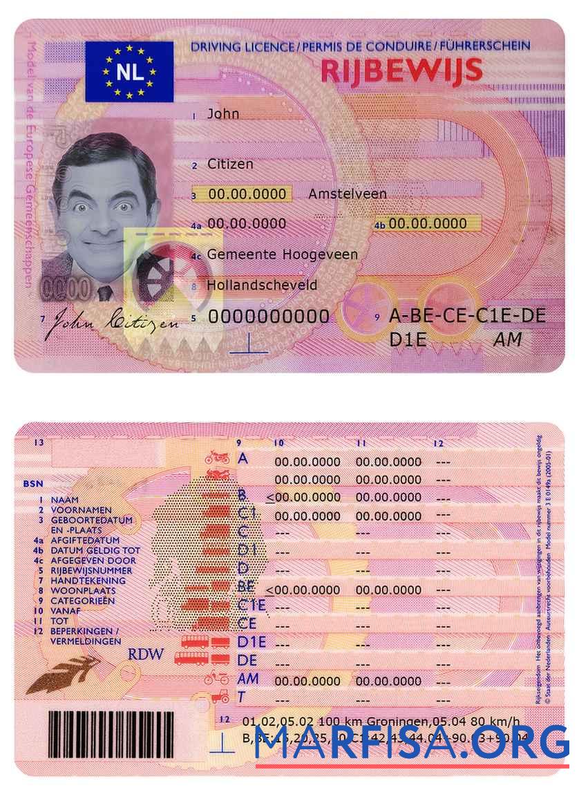 Downloadable Netherlands DL download for verification